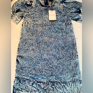 Who What Wear acid wash denim dress size XS brand new with tags